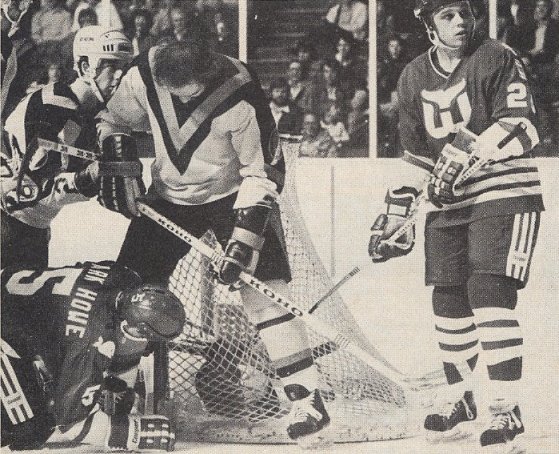 Pierre Larouche and Mark Howe