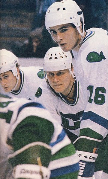 Sylvain Turgeon, Risto Siltanen, and Bob Crawford